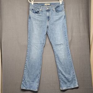 Levis Jeans Womens 12 Blue Classic Bootcut Mid Rise Stretch Western